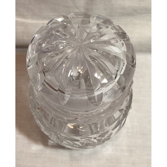 Glass Clear Jar With Glass Lid For Jam Jelly Honey Mustard Condiment Very Heavy - Picture 10 of 14